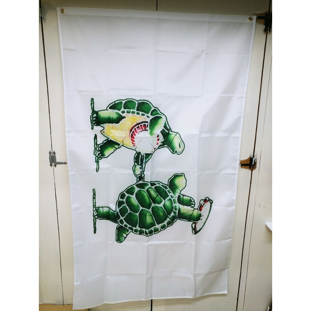 ZJD Grateful Dead Terrapin turtles inspiration Flag 3x5' Banner Wall Hanging
